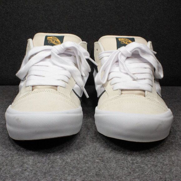 Vans Knu Mid Turtledove Beige Dark Green Skateboard Sneakers Mens Size 11.5 - Picture 3 of 12